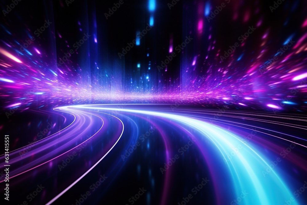 abstract futuristic background with pink blue glowing neon moving high speed wave lines and bokeh lights. Data transfer concept Fantastic wallpaper abstract futuristic background with pink blue glowing neon moving high speed wave lines and bokeh lights. Data transfer concept Fantastic wallpaper