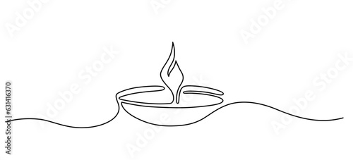 diwali line art