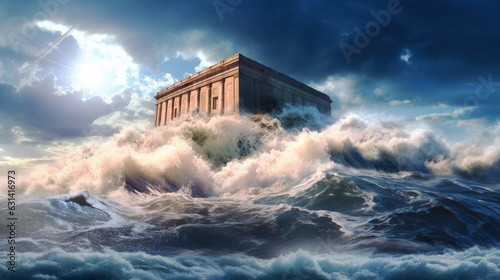 Tableau sur toile The Genesis flood