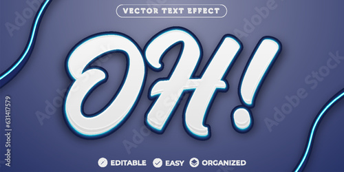 Oh!-Text Effect,Fully Editable Font Text Effect