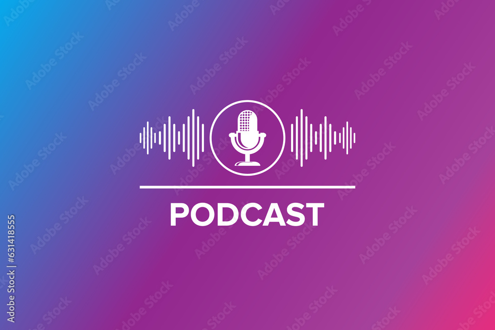 Podcast Sound Audio Wave Podcast Sound Audio Wave