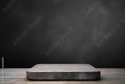 Empty concrete table, Template mock up for display of your product
