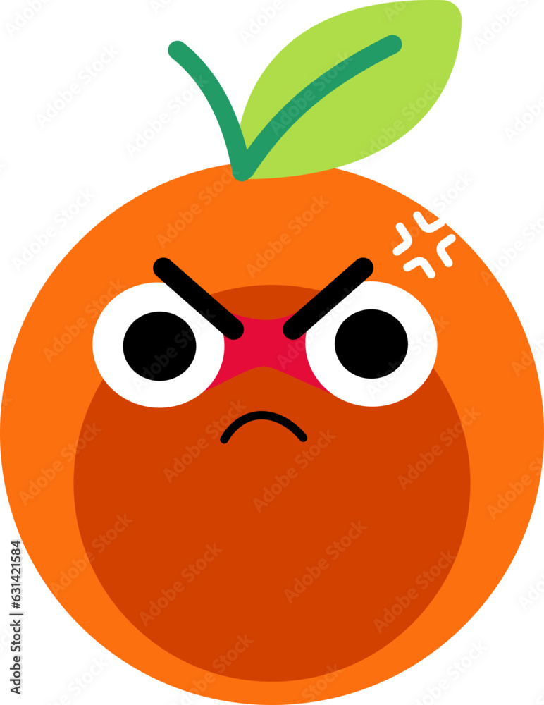 Grapefruit Face Over Angry Grapefruit Face Over Angry