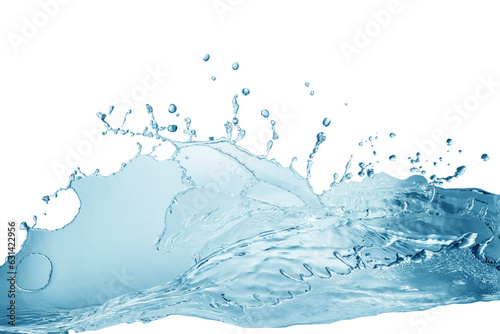 water splash isolated on white background, water splash 