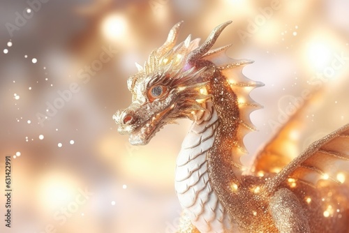 Dragon symbol of year 2024 © kramynina