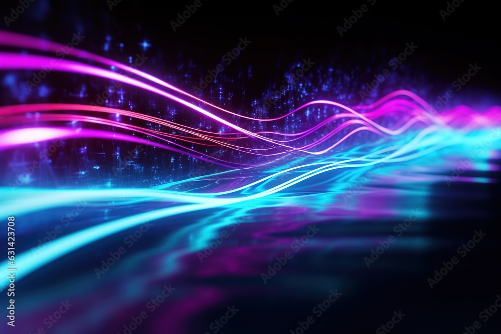 abstract futuristic background with pink blue glowing neon moving high speed wave lines and bokeh lights. Data transfer concept Fantastic wallpaper abstract futuristic background with pink blue glowing neon moving high speed wave lines and bokeh lights. Data transfer concept Fantastic wallpaper