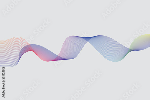 Wave abstract background. Vector ilustration