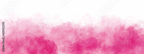 Pink smoke isolated on white background. Watercolor background. Vector EPS 10