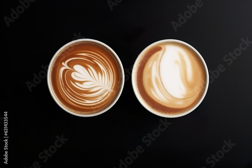 coffee and tea close-up isolated