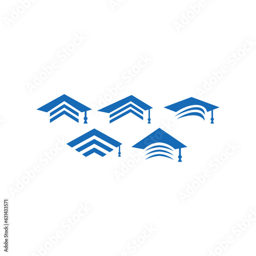 collection of toga hat logo, editable and resizable EPS 10.