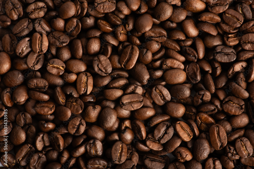 Coffee bean close up background