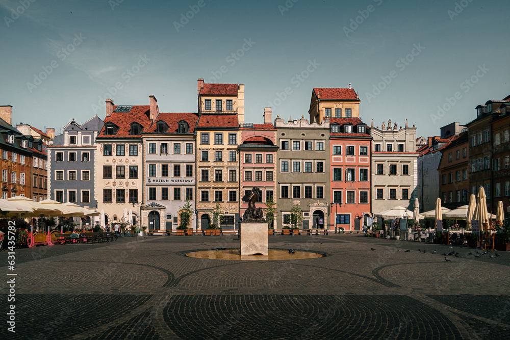 Naklejka premium Market Square (Rynek Starego Miasta) in Warsaw