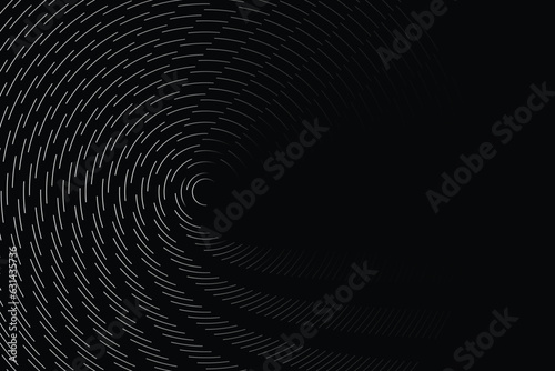 circular texture layer, black and white technology design illustration, modern texture design