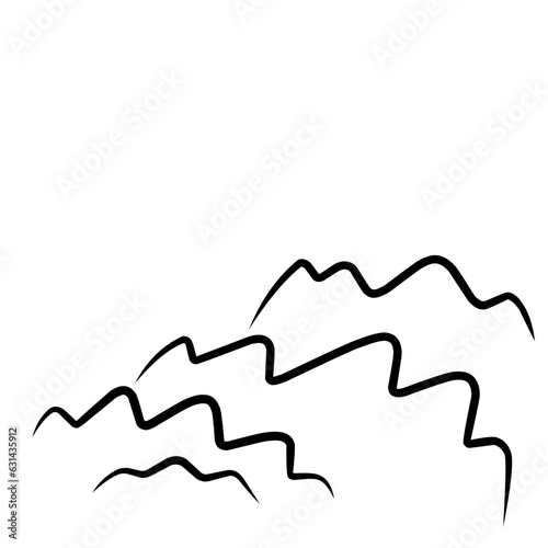 Hand Drawn Bush Outline