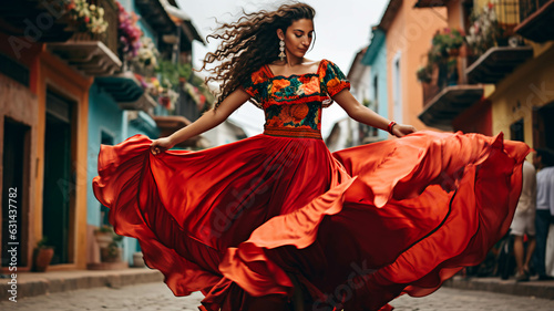  latin american  mexican  traditional  folklore  regional colorful  dancer