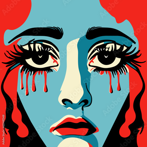 crying woman