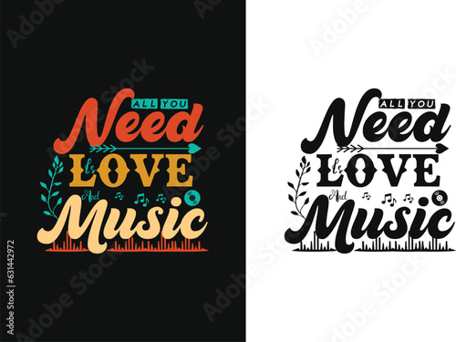 musical t shirt design, new t shirt design. photo