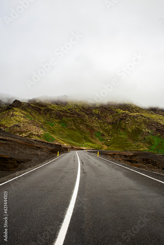 road in the mountains on iceland