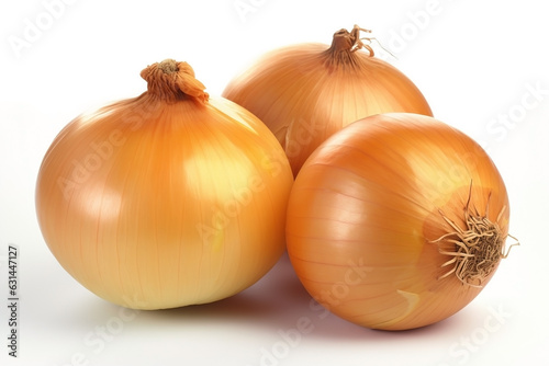 Wallpaper Mural Onions on white background. Fresh vegetables. Healthy food concept Torontodigital.ca