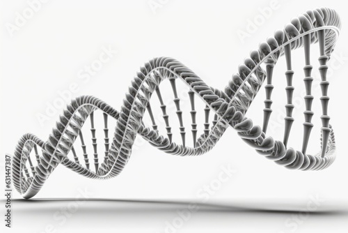 spirals of DNA molecules, biotechnological and laboratory studies of human genetics, Generative AI.