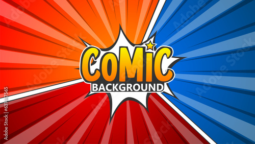 Fight background comic style design. Vector illustration eps 10.