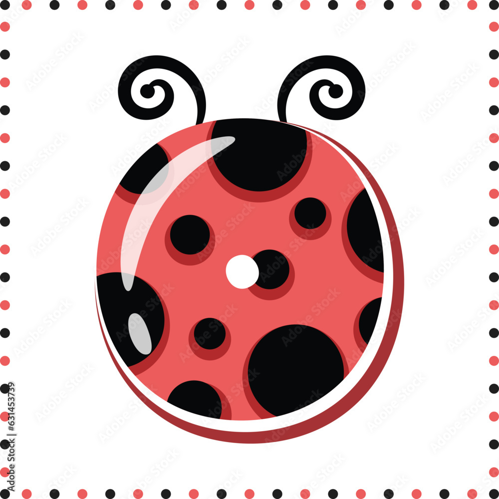 Alphabet letter O cute ladybug theme drawing Alphabet letter O cute ladybug theme drawing