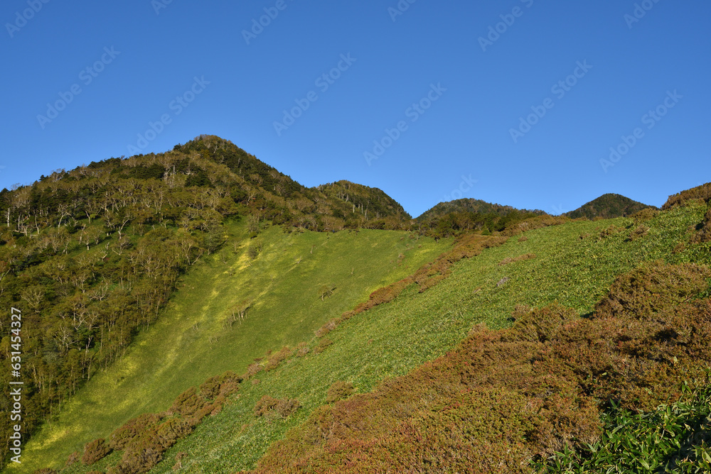 Climbing  Mount Nyoho, Tochigi, Japan