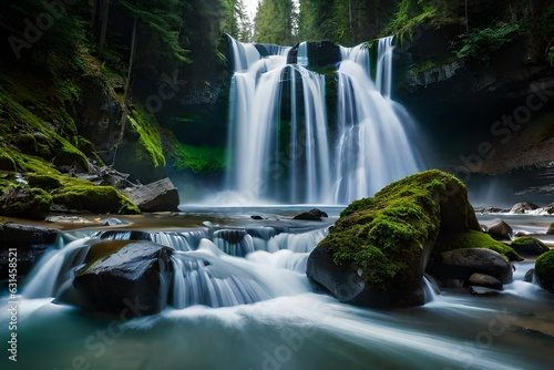 waterfall in the woods