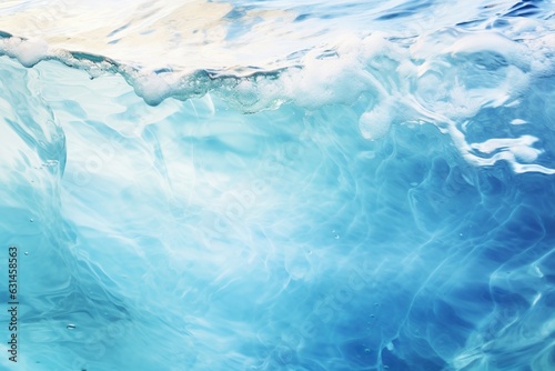 blue water background texture. Ai generative