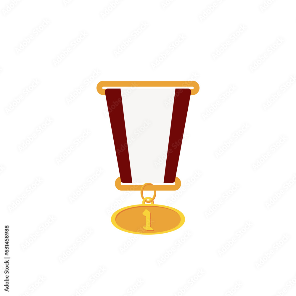 Gold Medal First Place Ribbon Basic Shape
Gold Medal First Place Ribbon Basic Shape