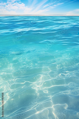 blue water background texture. Ai generative