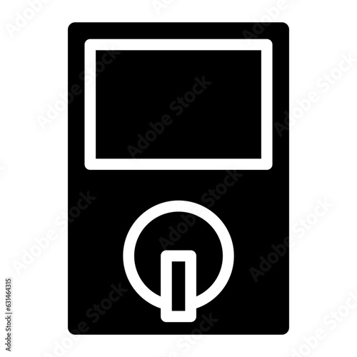 mp3 player glyph 