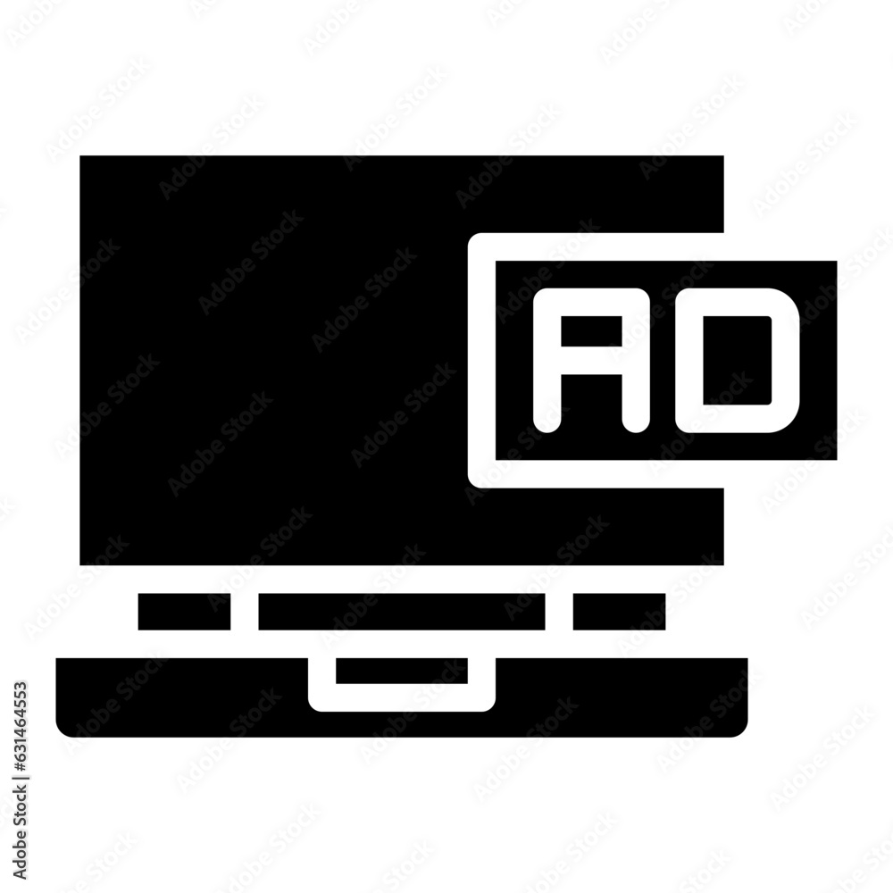 advertising glyph advertising glyph
