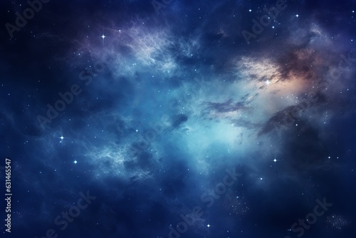 Colorful space galaxy cloud nebula. Starry night cosmic