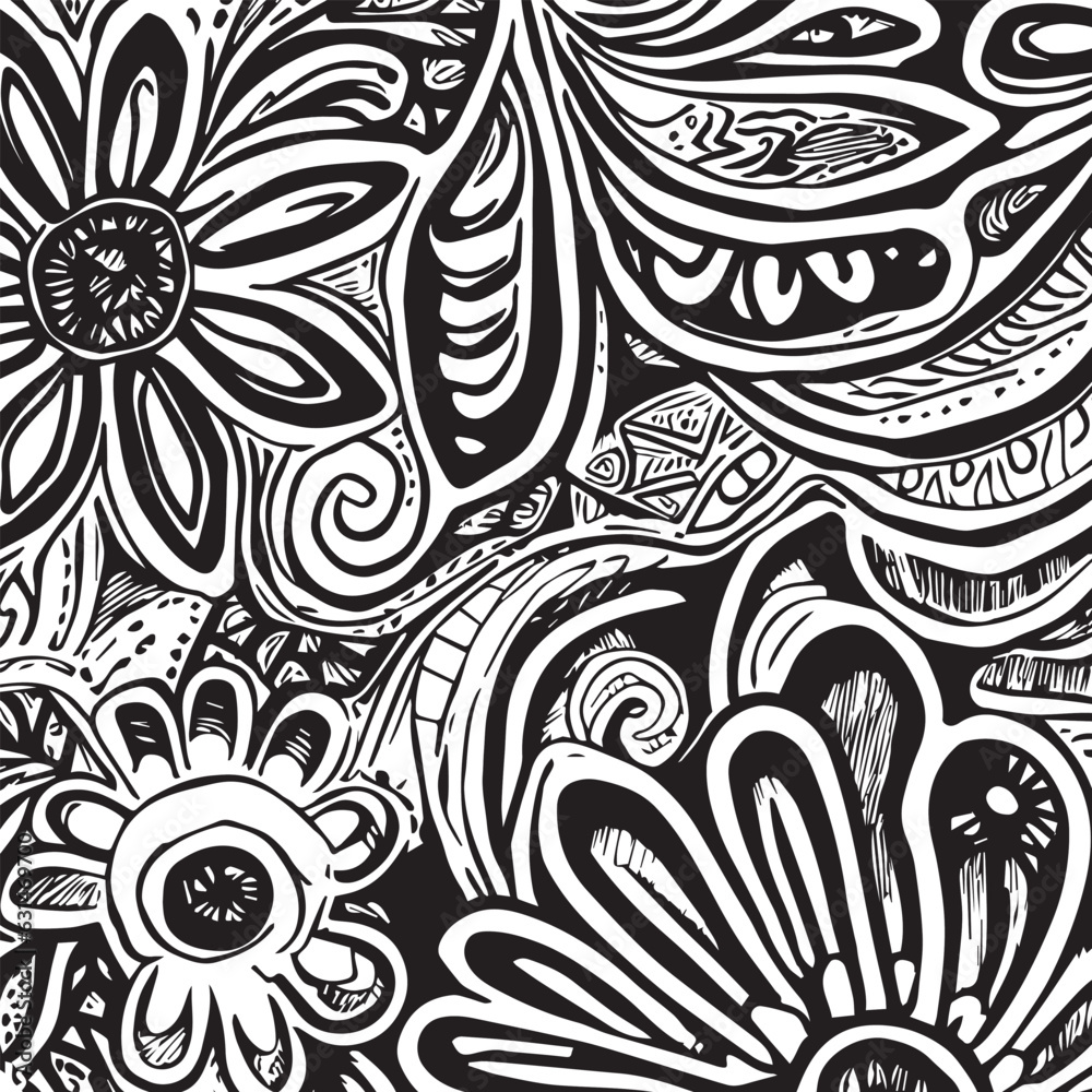 seamless pattern with flowers seamless pattern with flowers