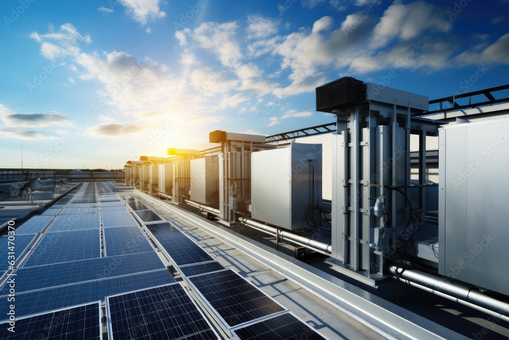 Solar power panels and HVAC Systems with Automation Solar power panels and HVAC Systems with Automation
