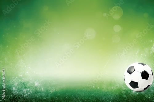 Soccer ball on bright colorful background © YouraPechkin
