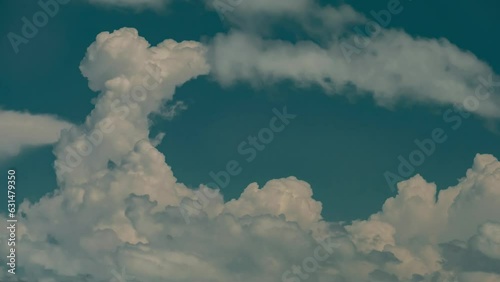4K.60fps.Fantastic colorful dramatic sky with clouds.Perfect for cinema, background.Timelapse.
