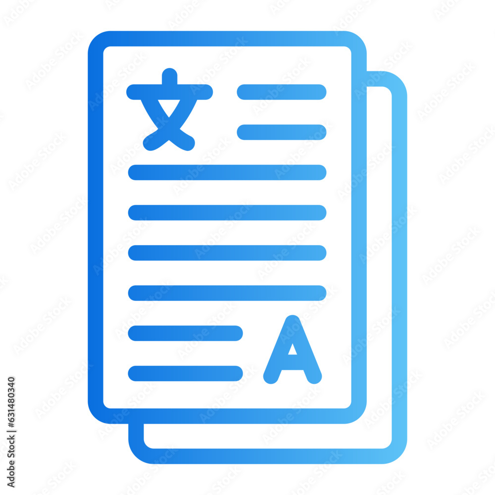 assignment gradient icon assignment gradient icon