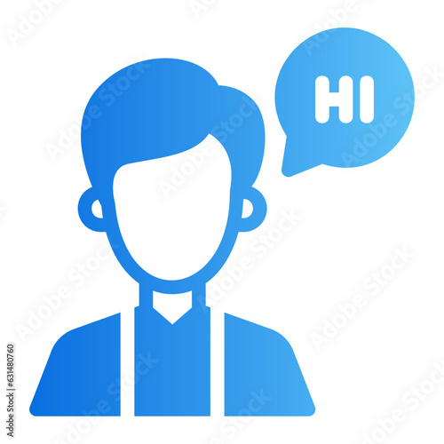 translator gradient icon
