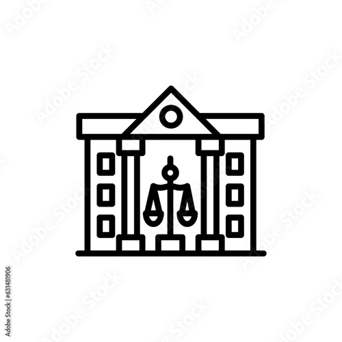 Property Law icon in vector. Illustration