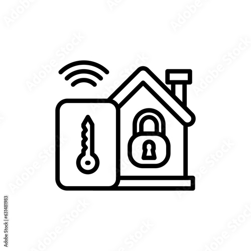 Home Security icon in vector. Illustration