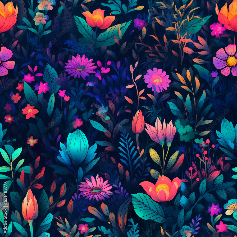 Floral Seamless Pattern Floral Seamless Pattern