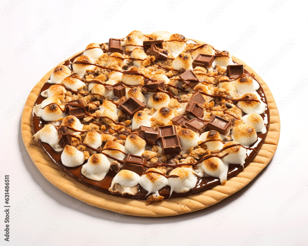 The S'mores Sensation pizza The S'mores Sensation pizza