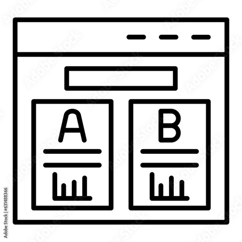 Ab testing Icon