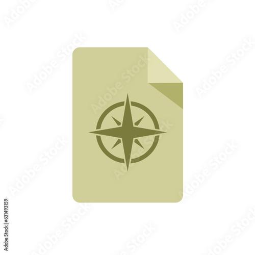 Map with compass -l icon