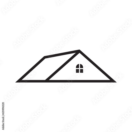roof icon design vector isolated
