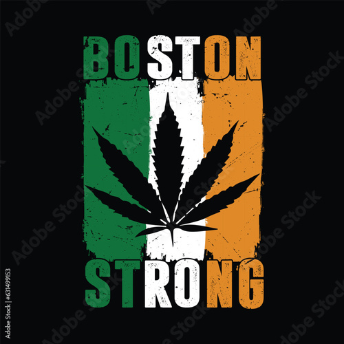 Boston strong VINTAGE T-SHIRT DESIGN