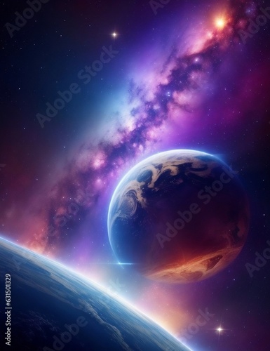 earth in space