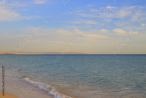 South Sinai, Egypt,10-Feb-2023 Awonderful beach in Ras Sidr, and clear skies. © said Mhamad